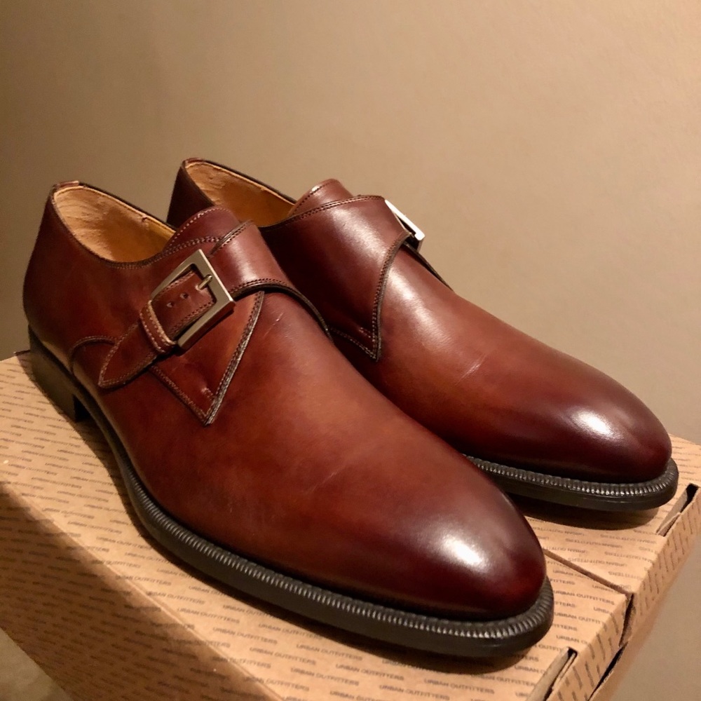 Magnanni Single Monk Strap Dress Shoes